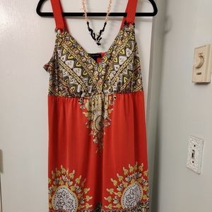 INC boho casual summer sun dress